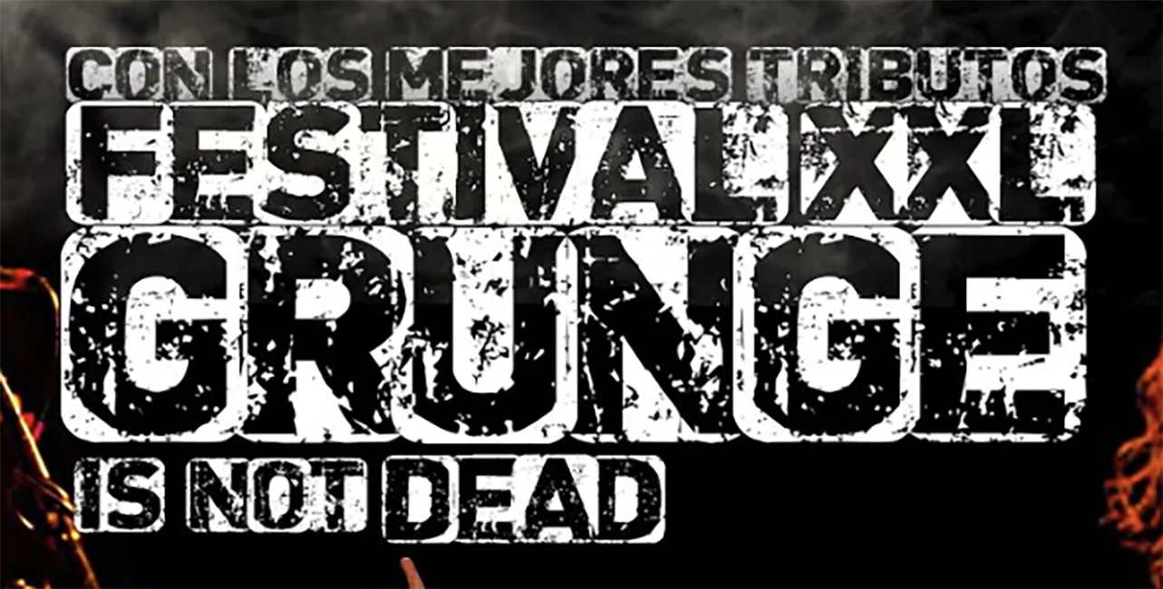 logo festival grunge medidas razz