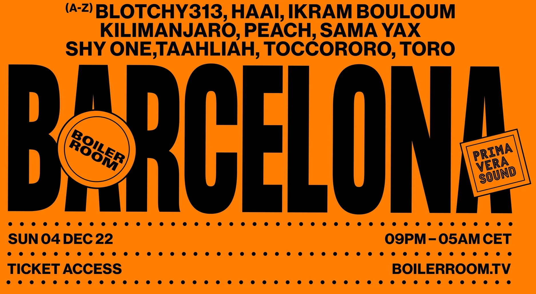 Boiler Room Barcelona